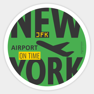 New York Green Candy Sticker